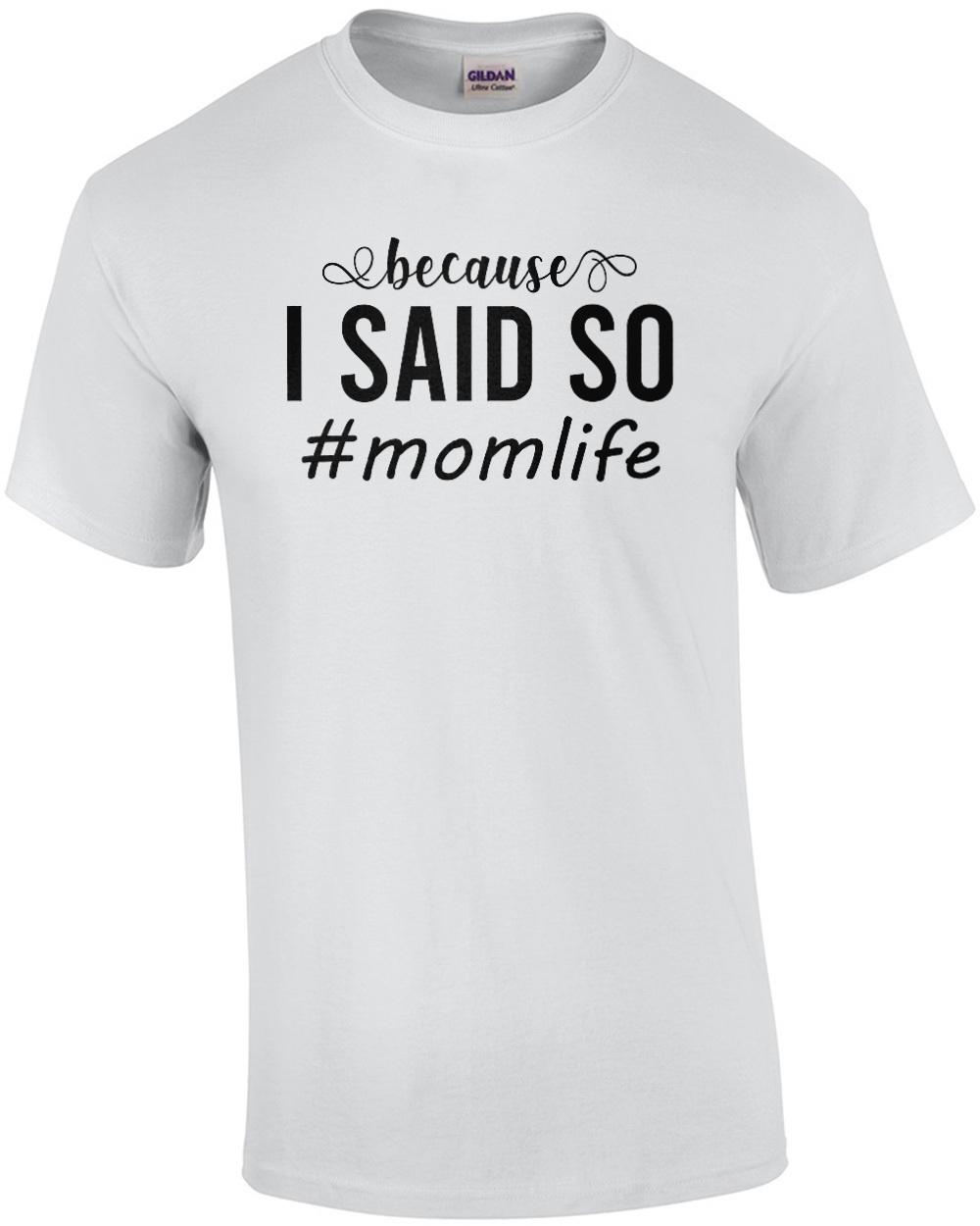 Because I said so # momlife - funny mom t-shirt Unisex T-Shirt XXXXL
Because I said so # momlife - funny mom t-shirt Unisex T-Shirt XXXXL