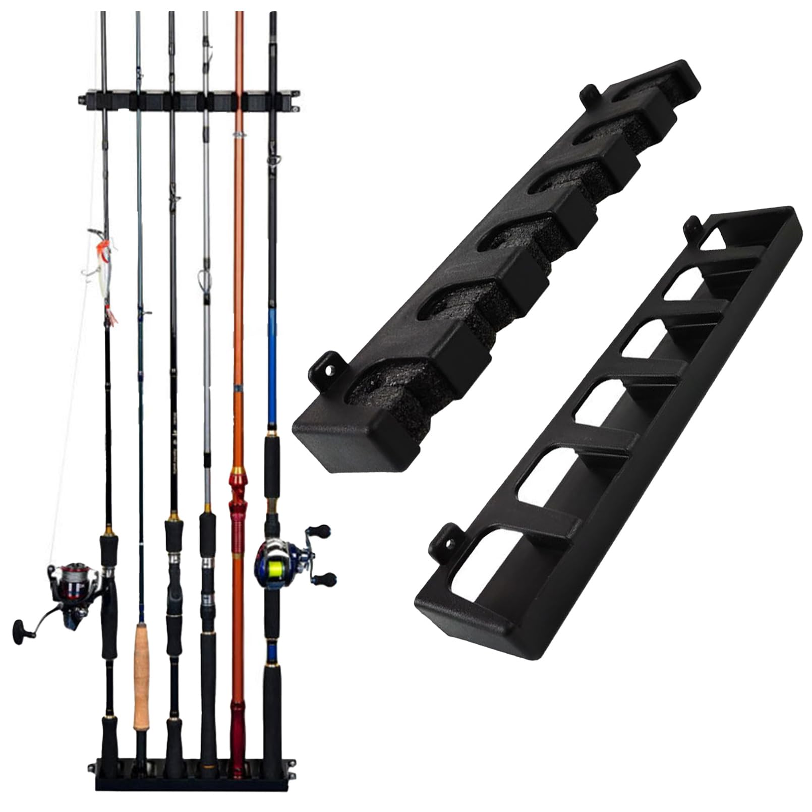 SATOMO Fishing Rod Stand, Wall-Mounted Fishing Rod Rack, Holds 6 Rods, Space-Saving, Rod Holder, Fishing Rod Storage Clips, Screws Included (Vertical
SATOMO Fishing Rod Stand, Wall-Mounted Fishing Rod Rack, Holds 6 Rods, Space-Saving, Rod Holder, Fishing Rod Storage Clips, Screws Included (Vertical