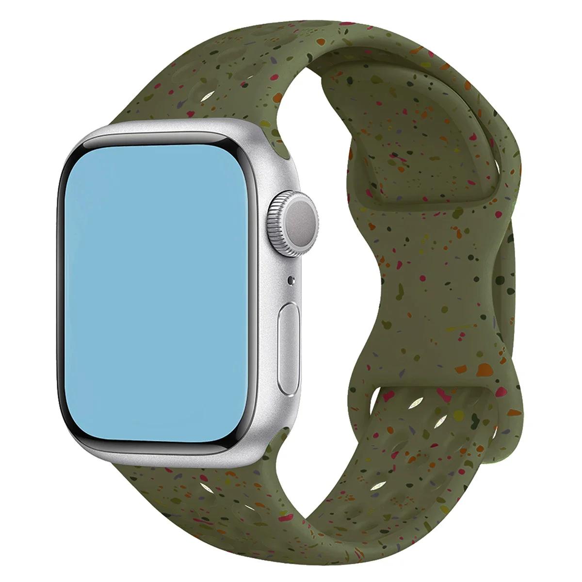 Sports Silicone Strap for Apple Watch Band Ultra 3 2 49mm 46mm 42mm 45mm 44mm 40 41mm Bracelet IWatch Series 11 10 9 8 7 6 SE 3 Series 11 10-46mm армія зелений колір
Sports Silicone Strap for Apple Watch Band Ultra 3 2 49mm 46mm 42mm 45mm 44mm 40 41mm Bracelet IWatch Series 11 10 9 8 7 6 SE 3 Series 11 10-46mm армія зелений колір