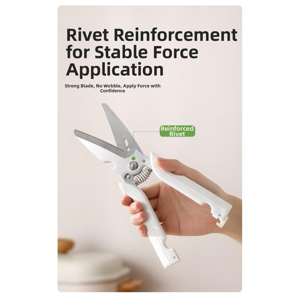 Magnetic Holder Kitchen Scissors For Cutting Chicken And Fish Stainless Steel Blade Rust Resistant Cuts Hard Bones China Mainland
Magnetic Holder Kitchen Scissors For Cutting Chicken And Fish Stainless Steel Blade Rust Resistant Cuts Hard Bones China Mainland