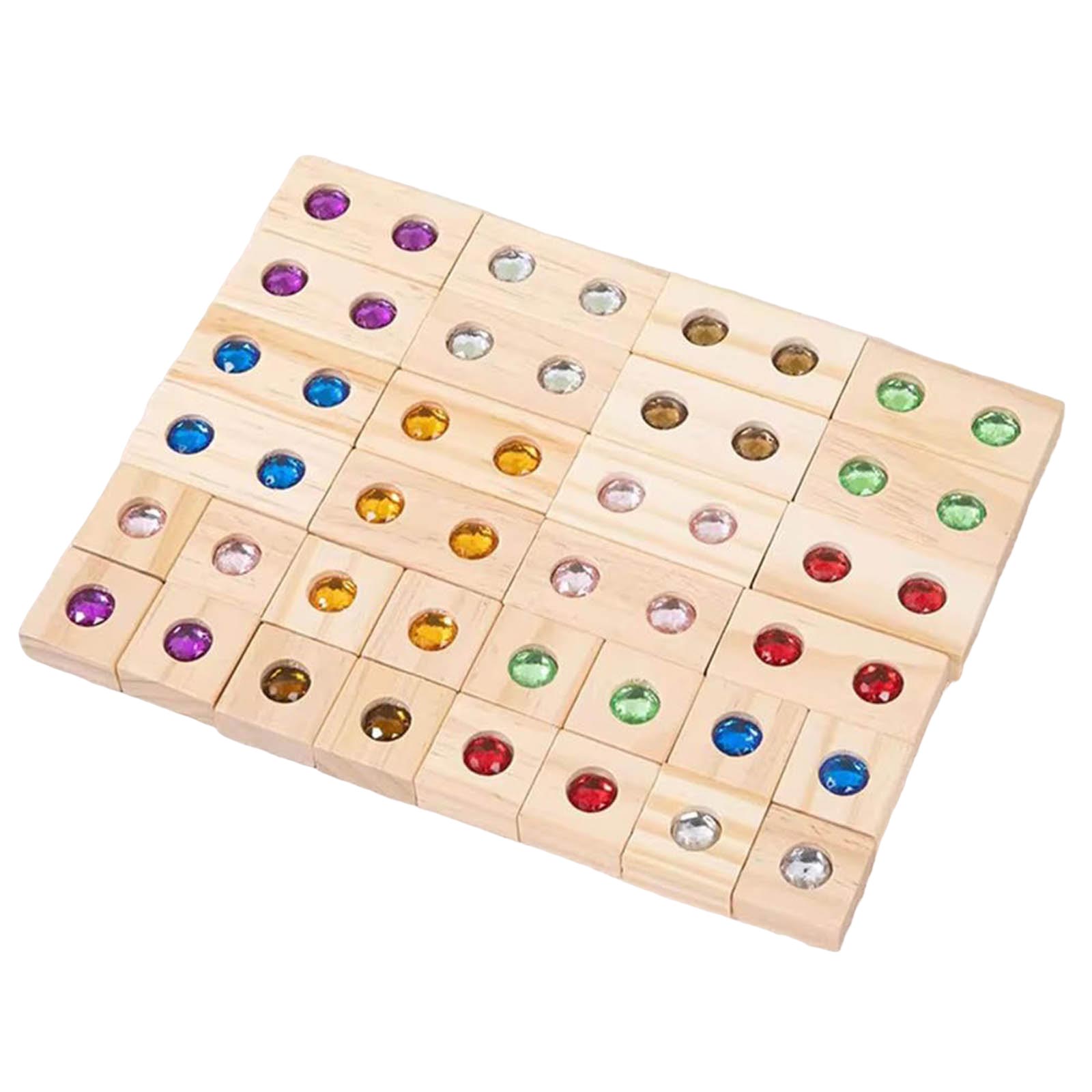 Sensory for Boys Wooden Gem Building Set Color Recognition & Stacking Educational Toy(32 Pcs) for Toddlers Bath
Sensory for Boys Wooden Gem Building Set Color Recognition & Stacking Educational Toy(32 Pcs) for Toddlers Bath