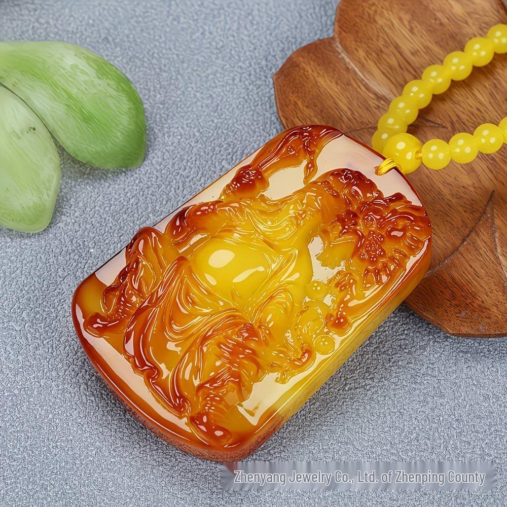 Natural Baltic Yellow Amber Guan Gong Pendant with Honey Wax Finish for Men and Women жёлтый
Natural Baltic Yellow Amber Guan Gong Pendant with Honey Wax Finish for Men and Women жёлтый