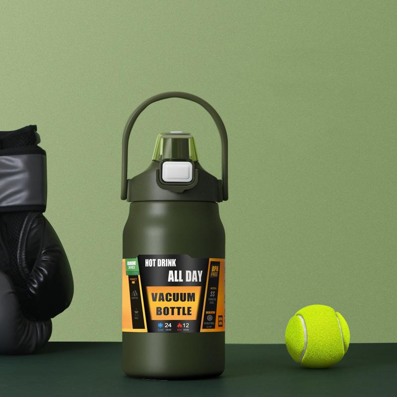 26OZ/33OZ Outdoor Thermal Water Bottle with Straw Thermos Portable Handle 304 Stainless Steel Cold and Hot Sports Vacuum Flasks 800ml зелений
26OZ/33OZ Outdoor Thermal Water Bottle with Straw Thermos Portable Handle 304 Stainless Steel Cold and Hot Sports Vacuum Flasks 800ml зелений