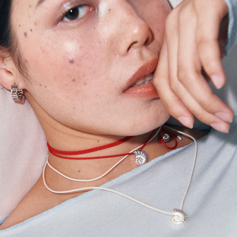 August Harmony 925silver Ammonite string Tie / 3color Beige
August Harmony 925silver Ammonite string Tie / 3color Beige