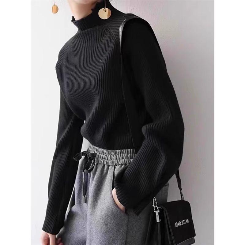 and Winter Clothing Thickened Inner Wear Half Turtleneck Bottoming Shirt Women s New Arrival 2025 Fancy Knitting Sweater Women s Long Sleeve Tops Black S
and Winter Clothing Thickened Inner Wear Half Turtleneck Bottoming Shirt Women s New Arrival 2025 Fancy Knitting Sweater Women s Long Sleeve Tops Black S