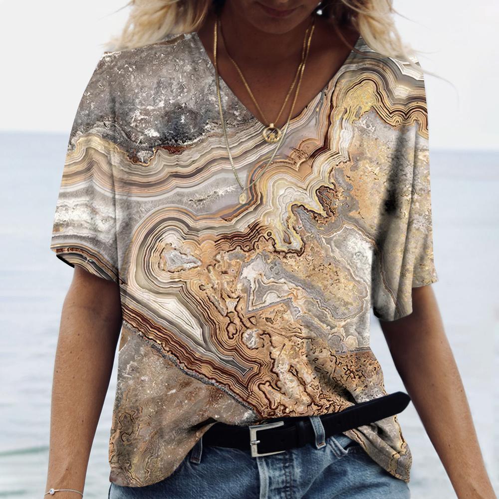 Красочные футболки с 3D-принтом Женская футболка с V-образным вырезом Женский топ Y2K Футболки с коротким рукавом Харадзюку Женская одежда оверсайз для улицы 5XL
Красочные футболки с 3D-принтом Женская футболка с V-образным вырезом Женский топ Y2K Футболки с коротким рукавом Харадзюку Женская одежда оверсайз для улицы 5XL