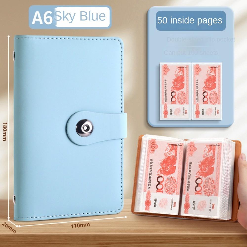 Save Money 100 Envelopes Money Saving Challeng PU Large Capacity Mini Binder Savings Challenge Reusable Waterproof небо синє кольору
Save Money 100 Envelopes Money Saving Challeng PU Large Capacity Mini Binder Savings Challenge Reusable Waterproof небо синє кольору