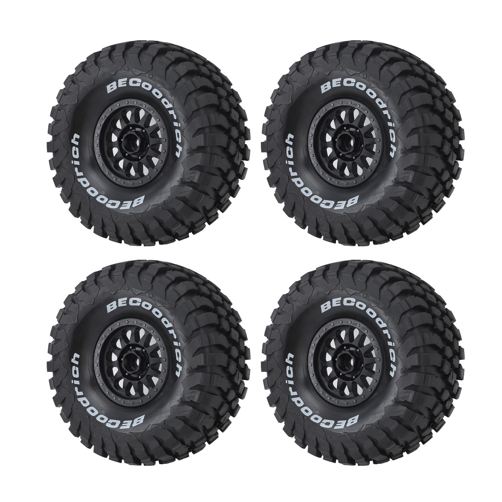 4pcs RC Car Tires Excellent Grip Rubber Plastic High Cushioning RC Car Wheel Rim Tires for Mojave
4pcs RC Car Tires Excellent Grip Rubber Plastic High Cushioning RC Car Wheel Rim Tires for Mojave