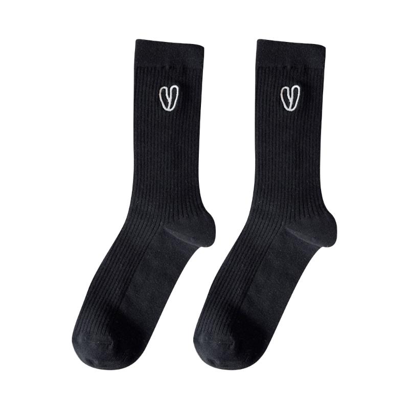 Japanese Women Girls Sweet Heart Embroidery Cotton Socks Aesthetic Solid Color Hollow Out Mesh Middle Tube Calf Socks чорний
Japanese Women Girls Sweet Heart Embroidery Cotton Socks Aesthetic Solid Color Hollow Out Mesh Middle Tube Calf Socks чорний