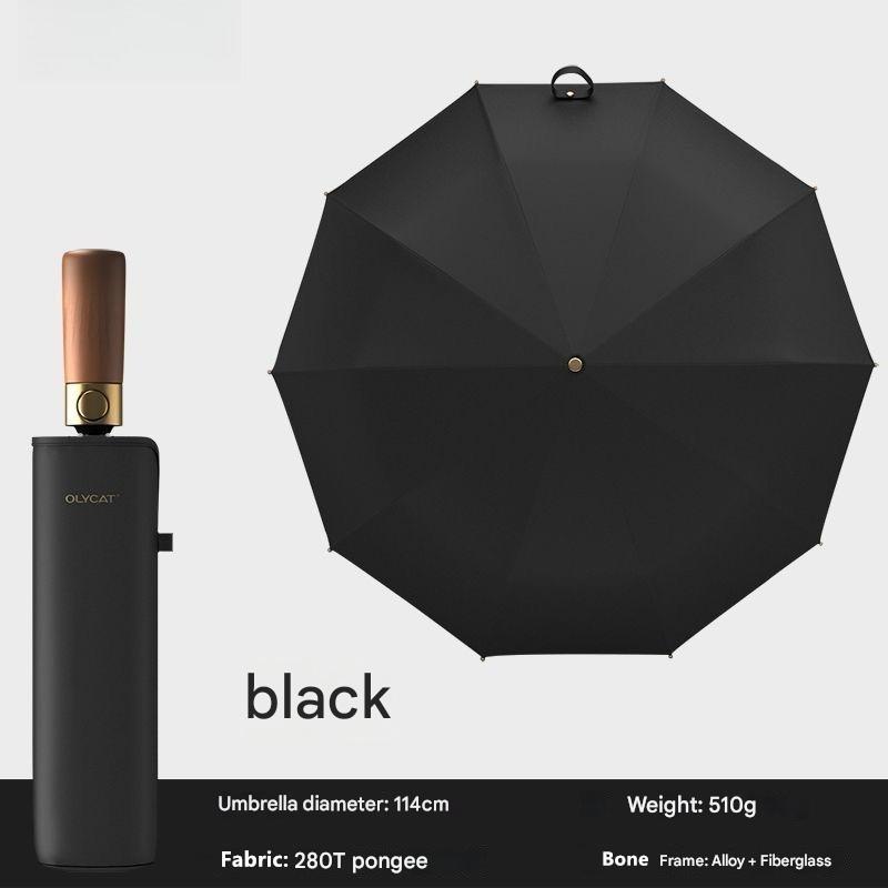 Fully Automatic Tri-fold Umbrella Enlarged Reinforced Thickened Durable Windproof and Rainproof Car-mounted Sun Umbrella чёрный
Fully Automatic Tri-fold Umbrella Enlarged Reinforced Thickened Durable Windproof and Rainproof Car-mounted Sun Umbrella чёрный