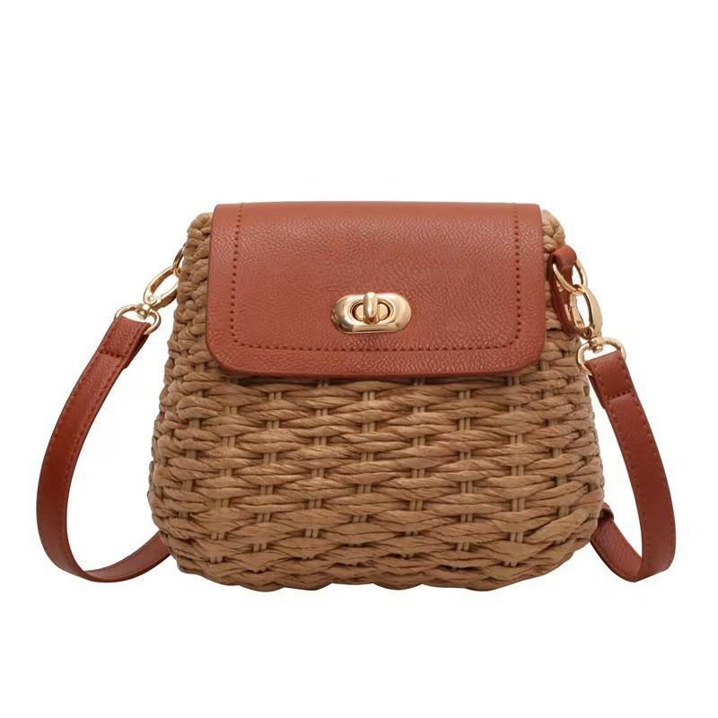Hot Straw Woven Bag Single-shoulder Cross-body All-matching Niche Design Rattan хакі
Hot Straw Woven Bag Single-shoulder Cross-body All-matching Niche Design Rattan хакі