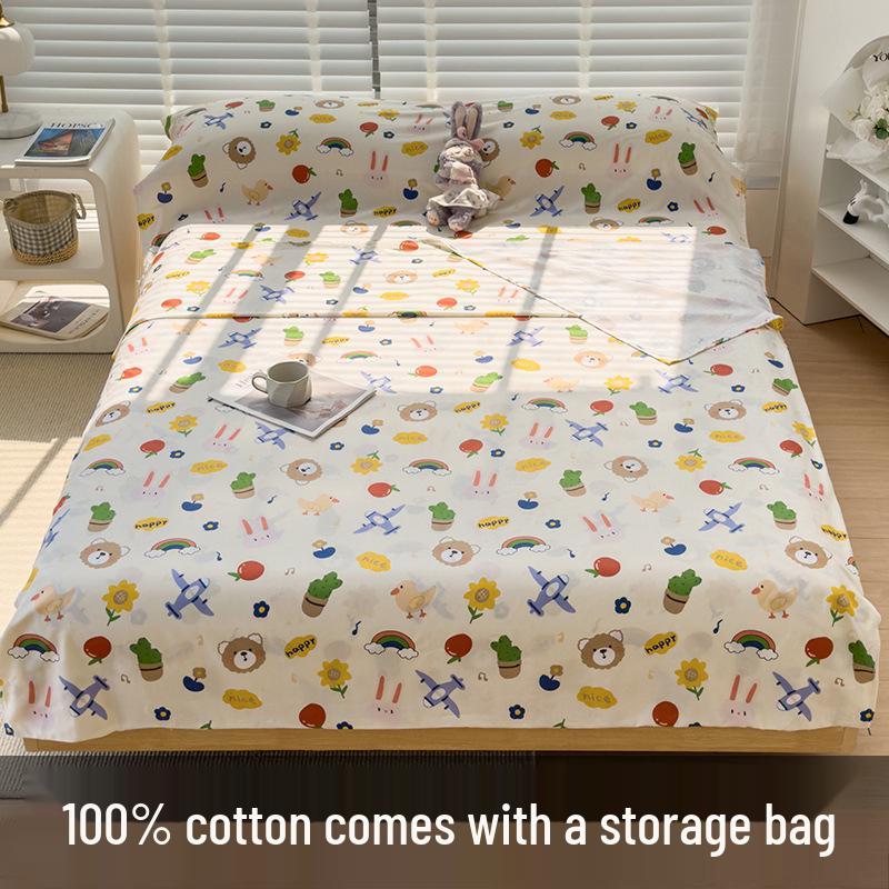 Dirt-Proof Cotton Sleeping Bag Set: Portable Single/Double Bed Sheet & Duvet Cover for Travel 80x230 cm
Dirt-Proof Cotton Sleeping Bag Set: Portable Single/Double Bed Sheet & Duvet Cover for Travel 80x230 cm