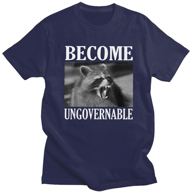 Become Ungovernable Funny Raccoon Meme T Shirts 100 Cotton Tees Shirt Streetwear O Neck Tshirt Fashion ShortSleeve Clothing 4XL
Become Ungovernable Funny Raccoon Meme T Shirts 100 Cotton Tees Shirt Streetwear O Neck Tshirt Fashion ShortSleeve Clothing 4XL