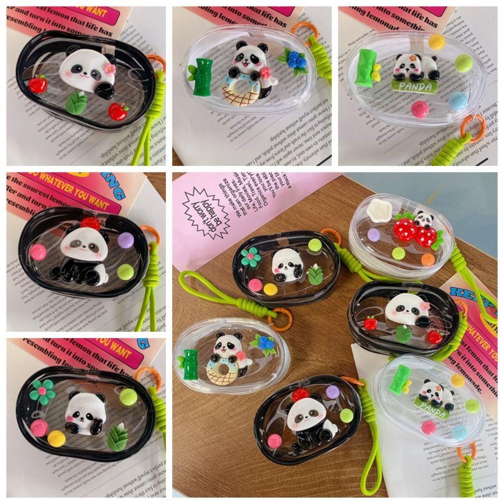 PVC Mini Coin Purse Cute Panda Keychain Dolls Protector Pouch Clear Outdoor Doll Bag Decoration Style C
PVC Mini Coin Purse Cute Panda Keychain Dolls Protector Pouch Clear Outdoor Doll Bag Decoration Style C