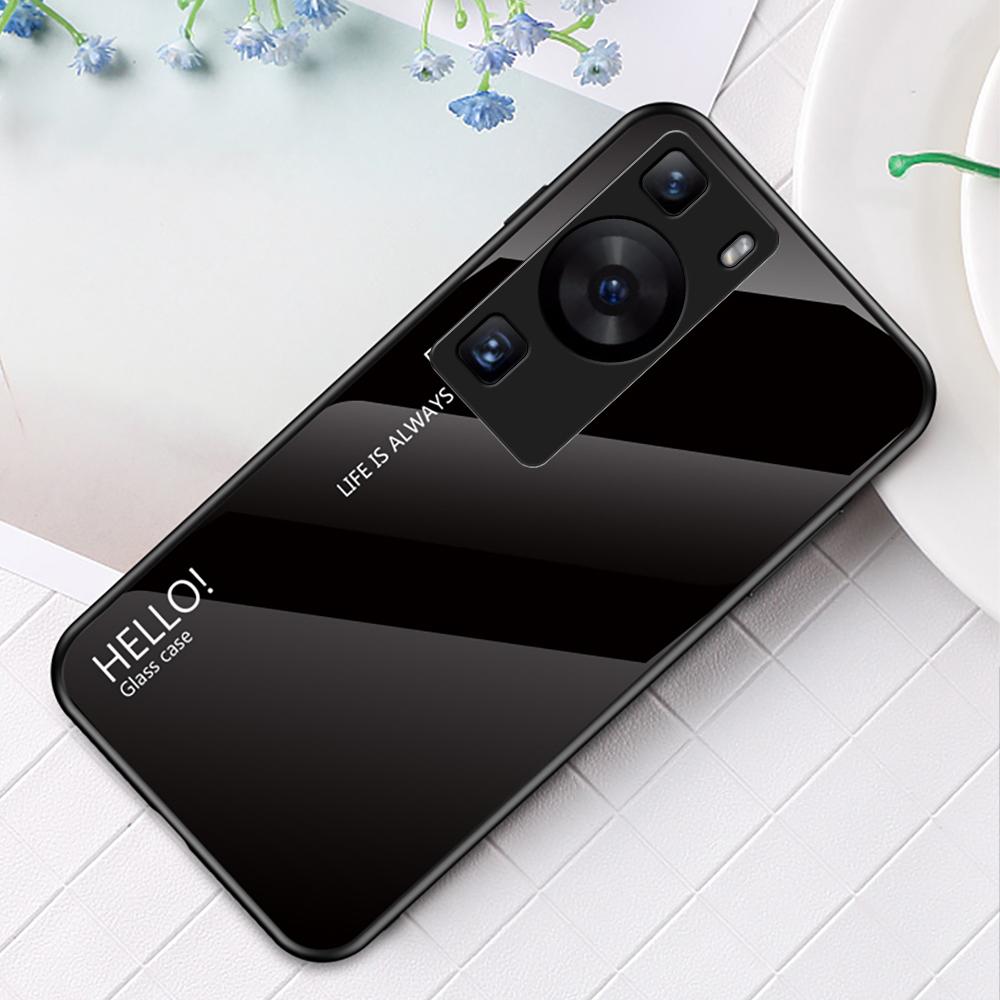 For Huawei P60/P60 Pro Gradient Phone Case Tempered Glass+PC+TPU Shockproof Phone Cover Black
For Huawei P60/P60 Pro Gradient Phone Case Tempered Glass+PC+TPU Shockproof Phone Cover Black