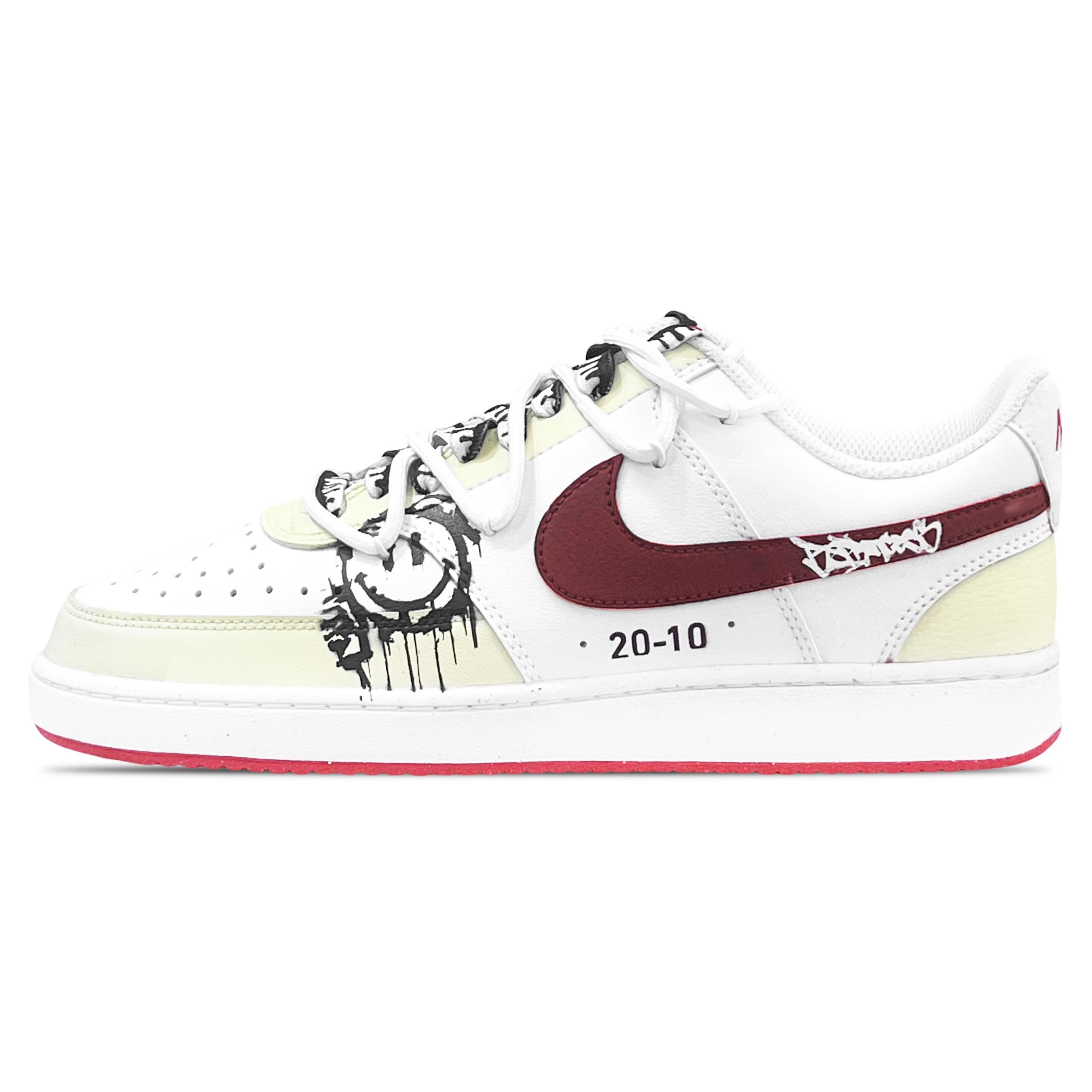 Nike Court Legacy Burgundy Graffiti Abrasion Resistant Slip Resistant Low top Skateboard Shoes Men s White HF1744-101(Team286-) 41
Nike Court Legacy Burgundy Graffiti Abrasion Resistant Slip Resistant Low top Skateboard Shoes Men s White HF1744-101(Team286-) 41