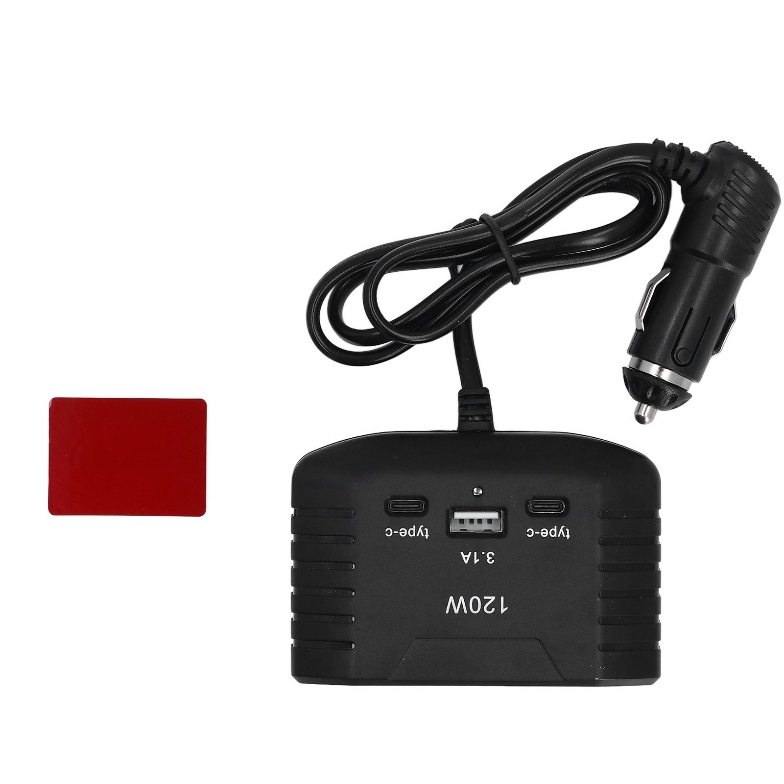 120W Car Charger USB Type C Multiple Ports Automobile Power Adapter for Convenient Charging
120W Car Charger USB Type C Multiple Ports Automobile Power Adapter for Convenient Charging