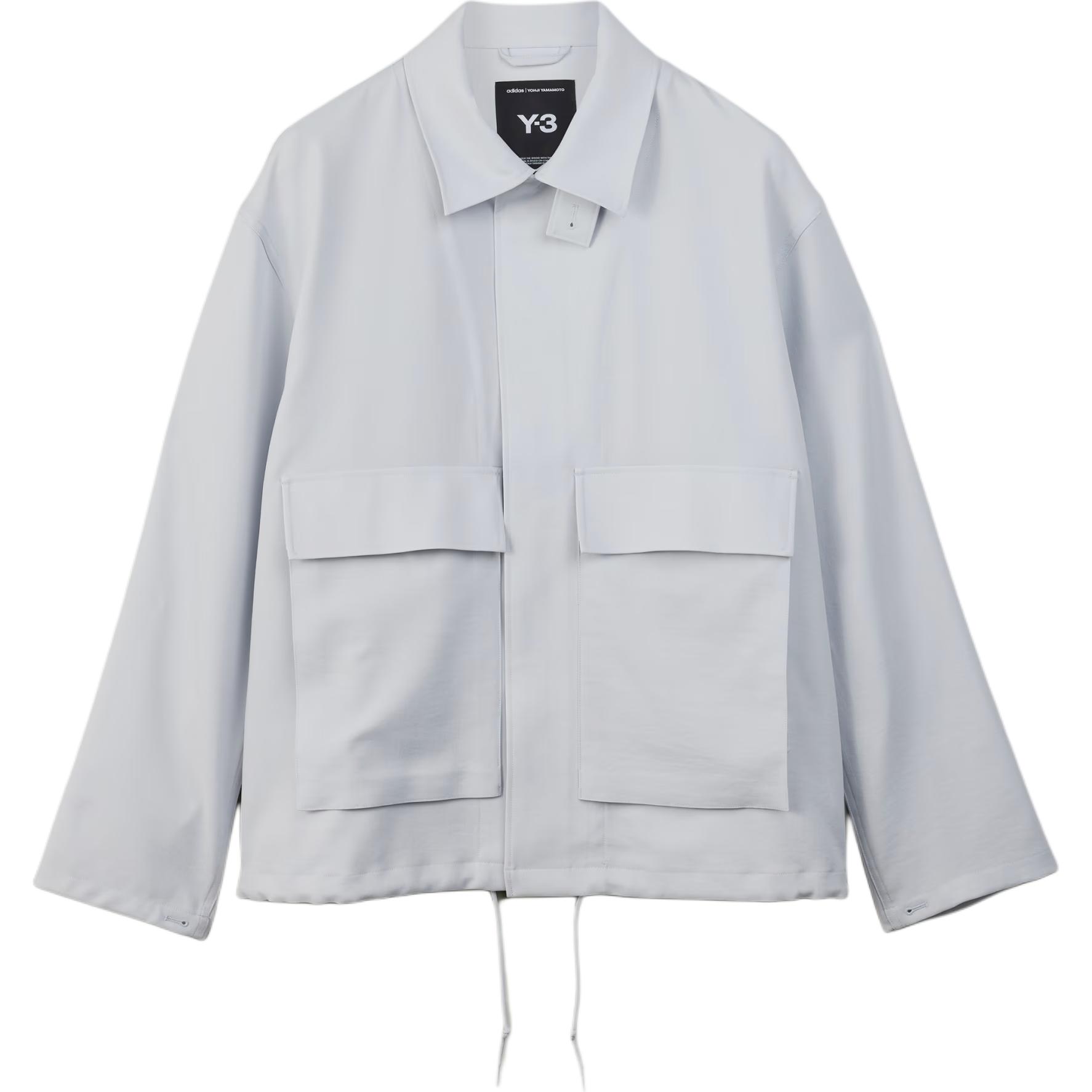 Y-3 Solid Color Loose Fit Stand Collar Long Sleeve Zip Jacket Men Jacket Transparent-Gray JM7798 S
Y-3 Solid Color Loose Fit Stand Collar Long Sleeve Zip Jacket Men Jacket Transparent-Gray JM7798 S