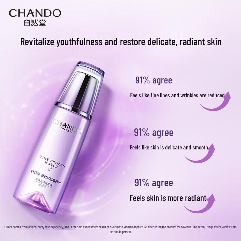 CHANDO Ageless Hydrating & Glowing Ice Muscle Water Toner
CHANDO Ageless Hydrating & Glowing Ice Muscle Water Toner