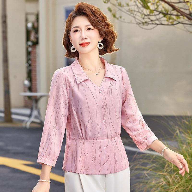 Elegant Chiffon Lapel Shirt for Middle-Aged & Elderly Women - Long Sleeve Spring/Summer Top 2026 4XL розовый
Elegant Chiffon Lapel Shirt for Middle-Aged & Elderly Women - Long Sleeve Spring/Summer Top 2026 4XL розовый