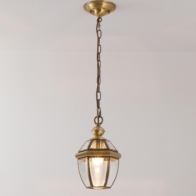 European Minimalist Pure Copper Outdoor Waterproof Pendant Light
European Minimalist Pure Copper Outdoor Waterproof Pendant Light
