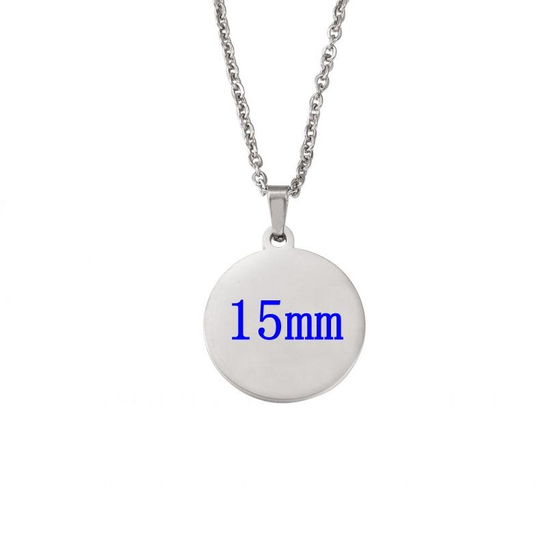 10pcs 45cm 50cm 60cm Simple 304 Stainless Steel Glossy Disc Necklace For Women Pendant Necklace 45cm
10pcs 45cm 50cm 60cm Simple 304 Stainless Steel Glossy Disc Necklace For Women Pendant Necklace 45cm