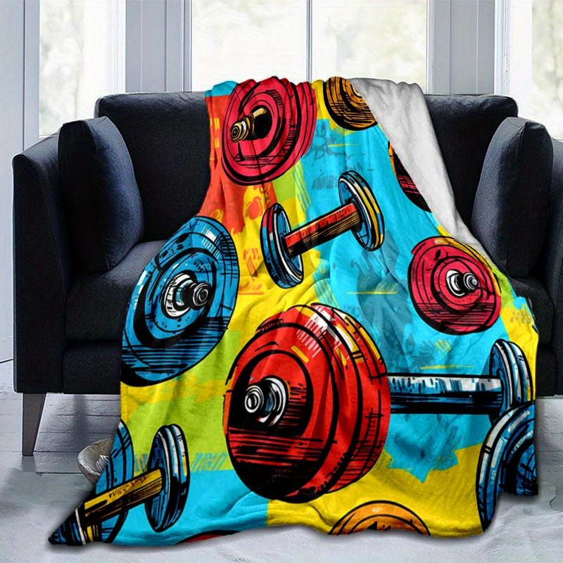 1pc. Colorful Gym Equipment Print Blanket - Perfect for Home Office Outdoor Gift Suitable All Seasonsz041732 75x90cm
1pc. Colorful Gym Equipment Print Blanket - Perfect for Home Office Outdoor Gift Suitable All Seasonsz041732 75x90cm