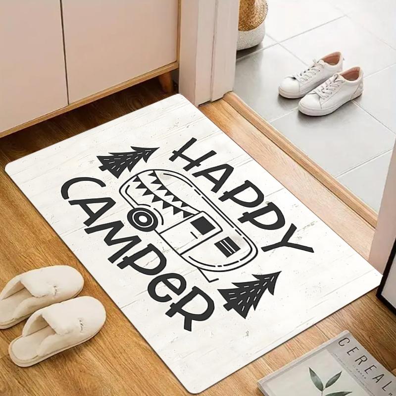 Life Is Better At The Campsite Doormat Retro RV Camping Print NonSlip Washable Floor Mat for Front Door Camper Decor 40x60cm
Life Is Better At The Campsite Doormat Retro RV Camping Print NonSlip Washable Floor Mat for Front Door Camper Decor 40x60cm
