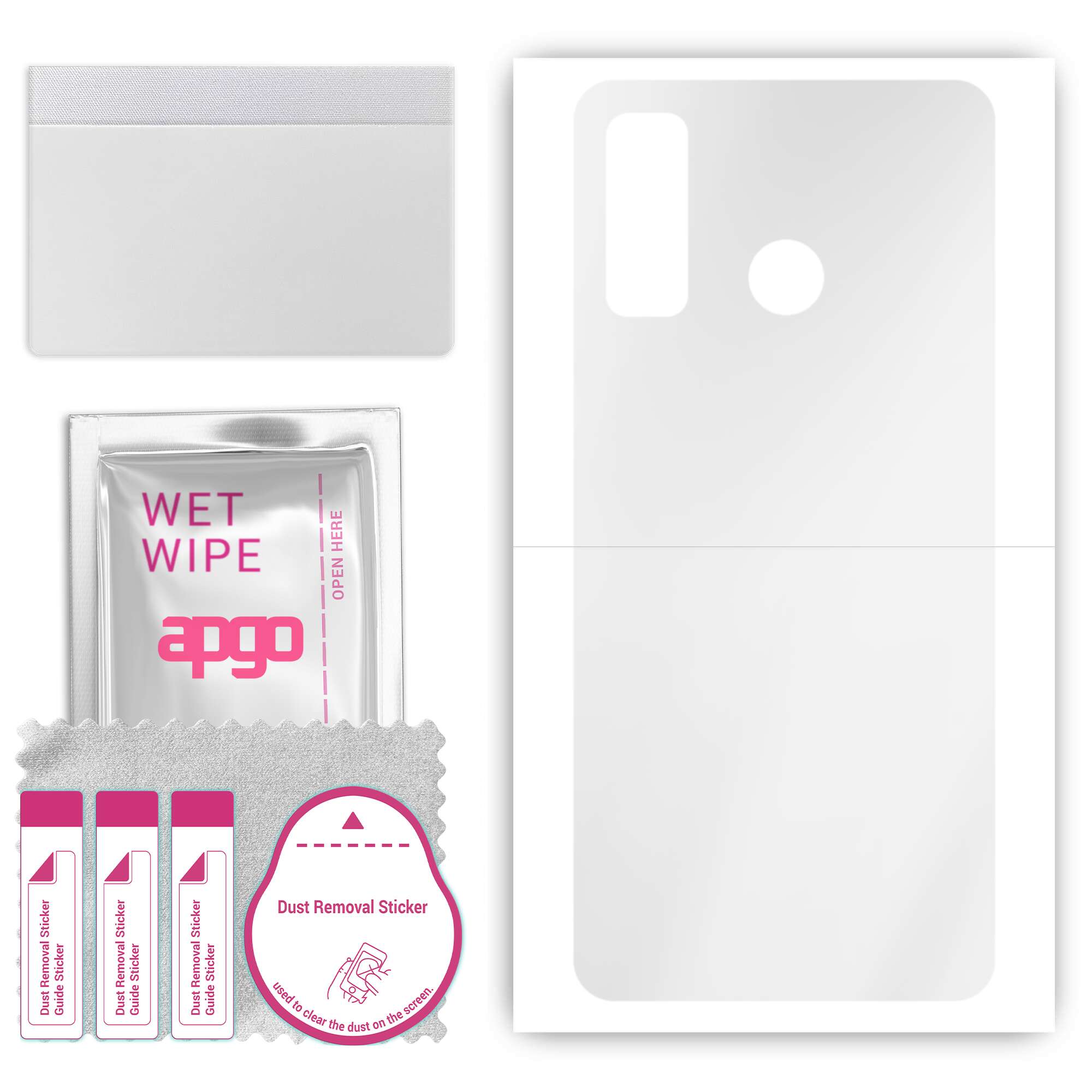 apgo Ultra Clear Protective Skin Sticker для задньої панелі, сумісної з Tecno Spark 5 Pro, Wrap Film, Hydrogel Film, Flexible, Soft TPU with positioning
apgo Ultra Clear Protective Skin Sticker для задньої панелі, сумісної з Tecno Spark 5 Pro, Wrap Film, Hydrogel Film, Flexible, Soft TPU with positioning