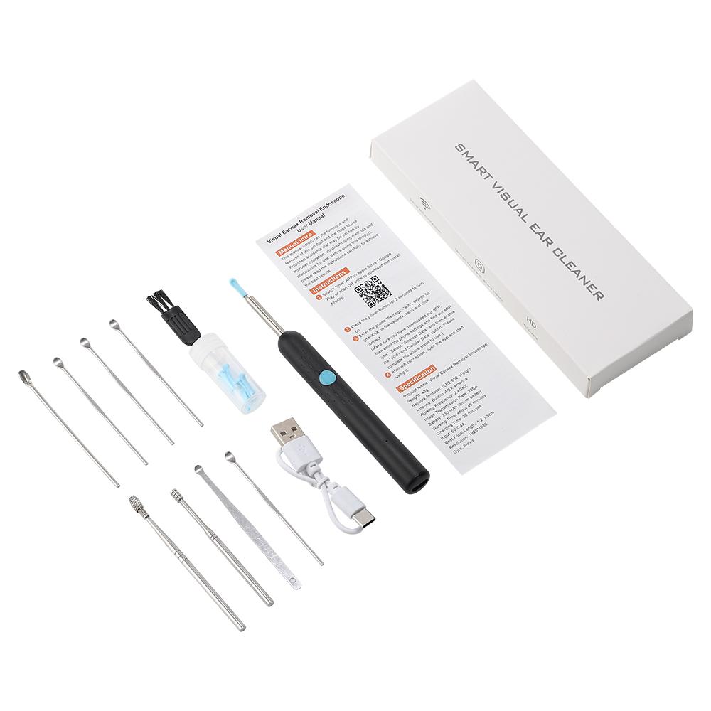 500 Вт Пикселей Умный Визуальный Очиститель Ушей HD Эндоскоп с Набором Инструментов из 9 шт. Ложек для Чистки Ушей для Взрослых и Детей Инструмент для Удаления Ушной Серы
500 Вт Пикселей Умный Визуальный Очиститель Ушей HD Эндоскоп с Набором Инструментов из 9 шт. Ложек для Чистки Ушей для Взрослых и Детей Инструмент для Удаления Ушной Серы