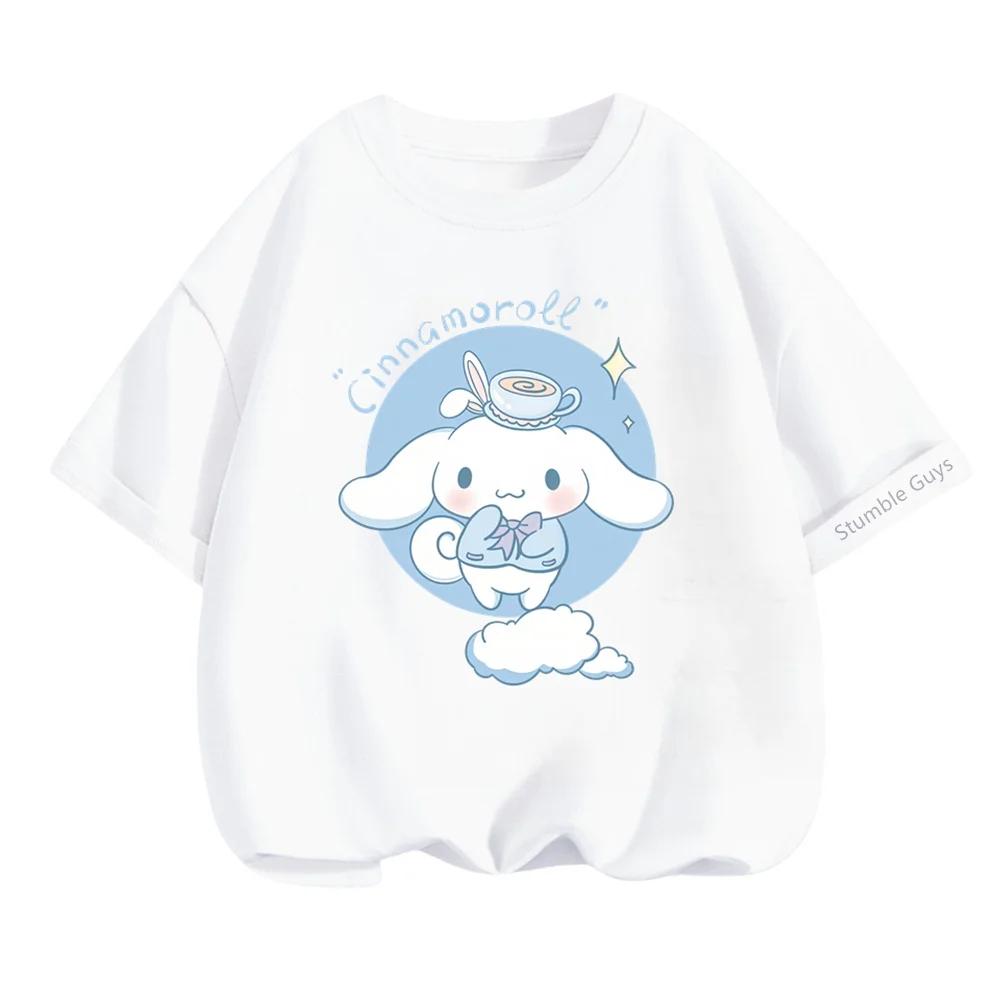 Summer Casual Sanrio Cinnamoroll Top for Kids Boys and Girls Cartoon T-Shirt 100
Summer Casual Sanrio Cinnamoroll Top for Kids Boys and Girls Cartoon T-Shirt 100