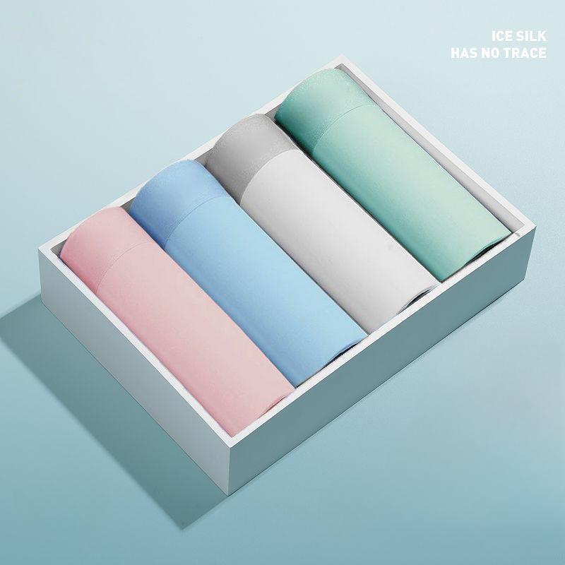 4 шт. Мужское нижнее белье из ледяного шелка, мужское легкое шелковистое гладкое нижнее белье с плоскими углами, трусы-боксеры 4XL
4 шт. Мужское нижнее белье из ледяного шелка, мужское легкое шелковистое гладкое нижнее белье с плоскими углами, трусы-боксеры 4XL