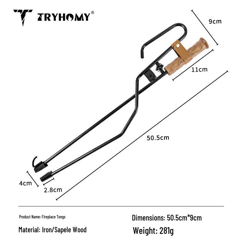 Portable Outdoor Fire Tongs and Blowpipe for Camping
Portable Outdoor Fire Tongs and Blowpipe for Camping