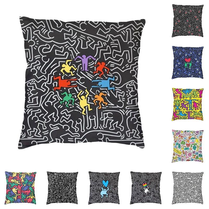 Абстрактный танец Микки Харинг Скандинавский бросок Наволочки Домашний декор Keiths Танцор Граффити Автомобильная подушка Чехол для подушек 45x45 см
Абстрактный танец Микки Харинг Скандинавский бросок Наволочки Домашний декор Keiths Танцор Граффити Автомобильная подушка Чехол для подушек 45x45 см