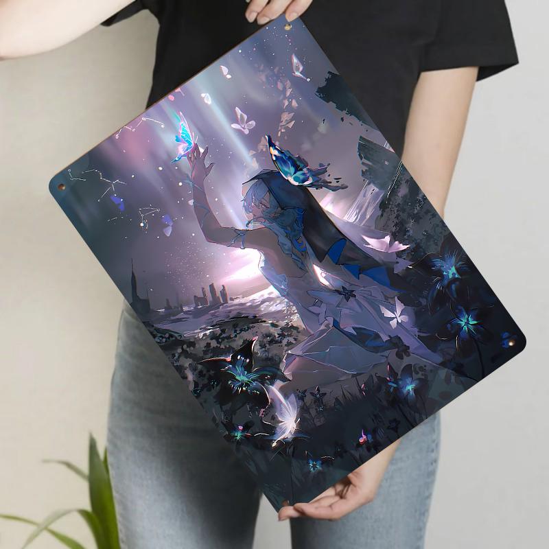 Dreamy Starry Sky Butterfly Girl Metal Iron Painting Home Living Room Bedroom Wall Decor Art Hanging 20x30cm(7.8x11.8inch)
Dreamy Starry Sky Butterfly Girl Metal Iron Painting Home Living Room Bedroom Wall Decor Art Hanging 20x30cm(7.8x11.8inch)