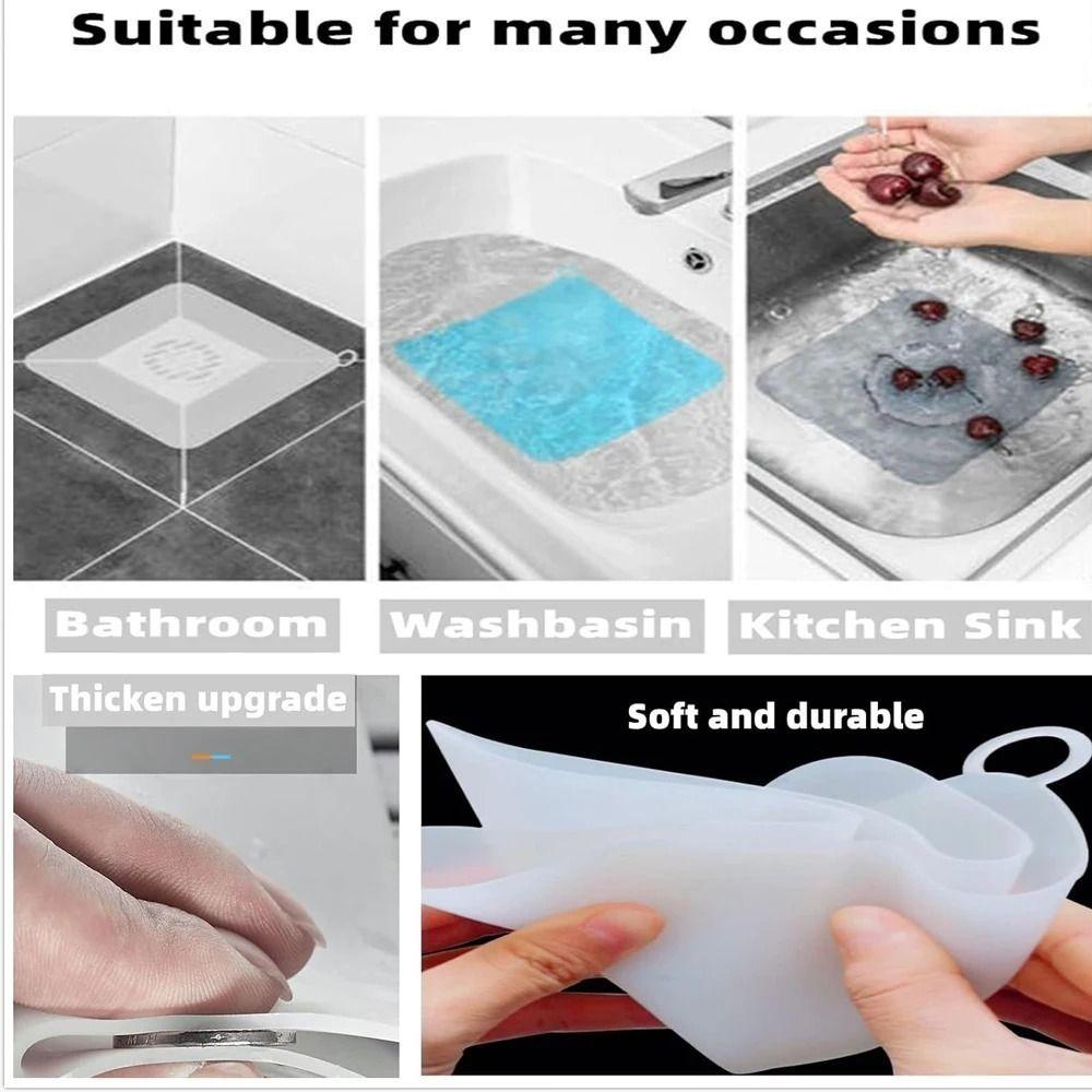 Sewer Pipe Thick Silicone Floor Drain Insect-proof Floor Cover Durable Deodorant Cover Sink grey-12mm
Sewer Pipe Thick Silicone Floor Drain Insect-proof Floor Cover Durable Deodorant Cover Sink grey-12mm