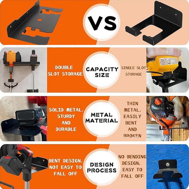 Power Tool Organizer Wall Mount Garden Tool Rack Wall-Mounted Rust-Proof Space-Saving Multifunctional Home Organization For China Mainland
Power Tool Organizer Wall Mount Garden Tool Rack Wall-Mounted Rust-Proof Space-Saving Multifunctional Home Organization For China Mainland