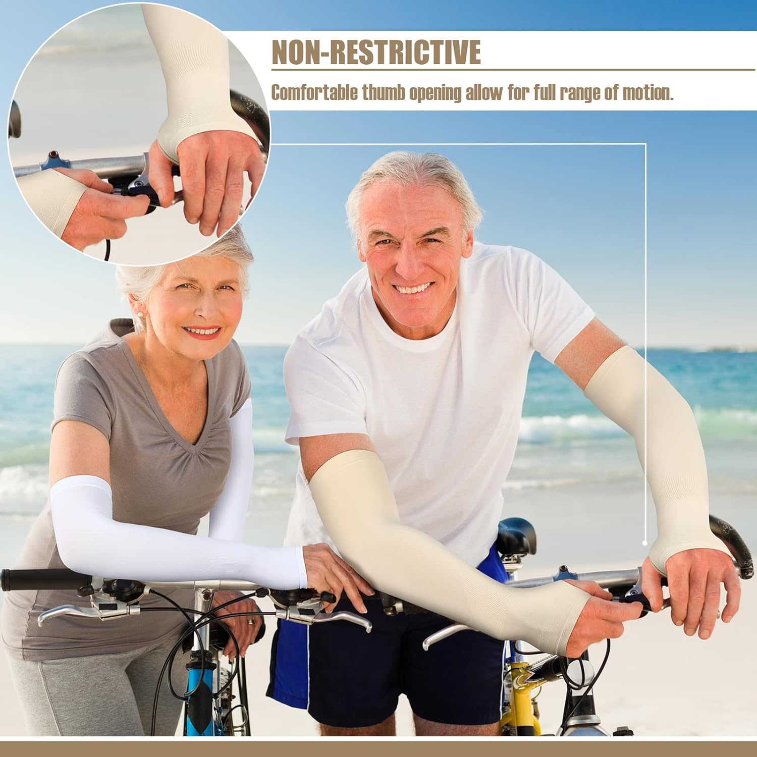 Eurzom 8 Pairs Elderly Skin Protector Sleeves Thin Skin Arm Sleeve Bruise Protective from Abrasions Tear Sun Exposure Nude Color
Eurzom 8 Pairs Elderly Skin Protector Sleeves Thin Skin Arm Sleeve Bruise Protective from Abrasions Tear Sun Exposure Nude Color