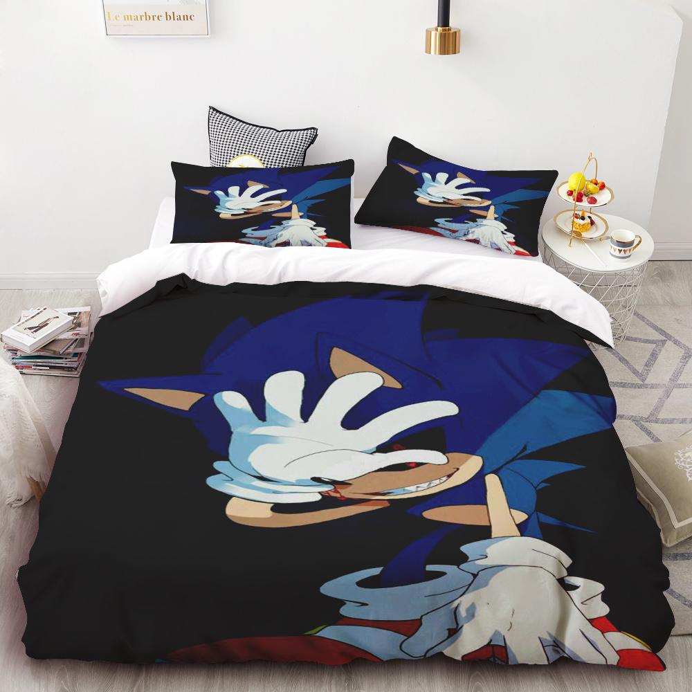 Sonic Cartoon Duvet Cover Hedgehog Quilt Cover Three-piece Set Bedding Set Sonic Gifts Queen King Size 135x200cm
Sonic Cartoon Duvet Cover Hedgehog Quilt Cover Three-piece Set Bedding Set Sonic Gifts Queen King Size 135x200cm