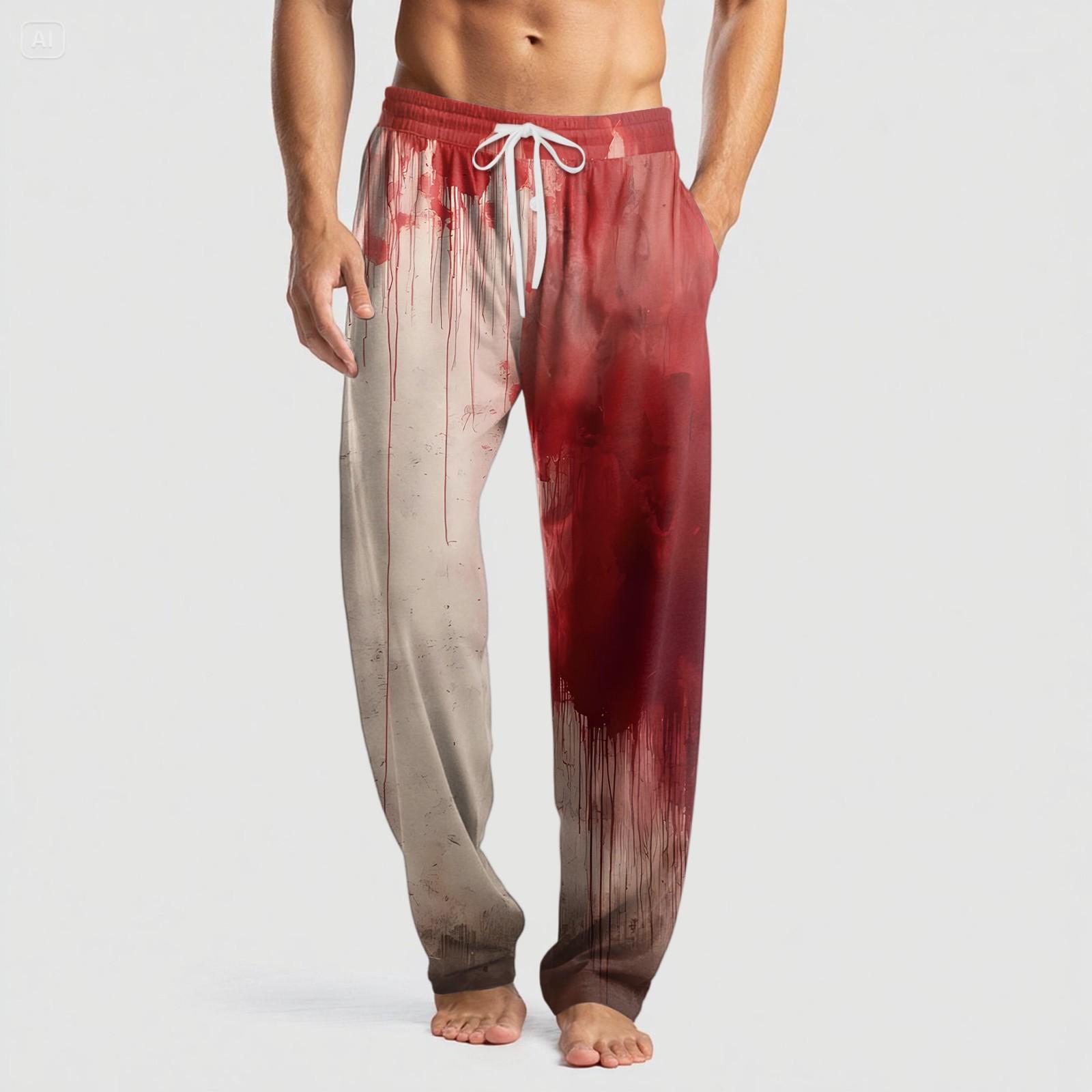 Men s Knitted Halloween Print Pocket Casual Pants Pajama Pants XXXL червоний
Men s Knitted Halloween Print Pocket Casual Pants Pajama Pants XXXL червоний