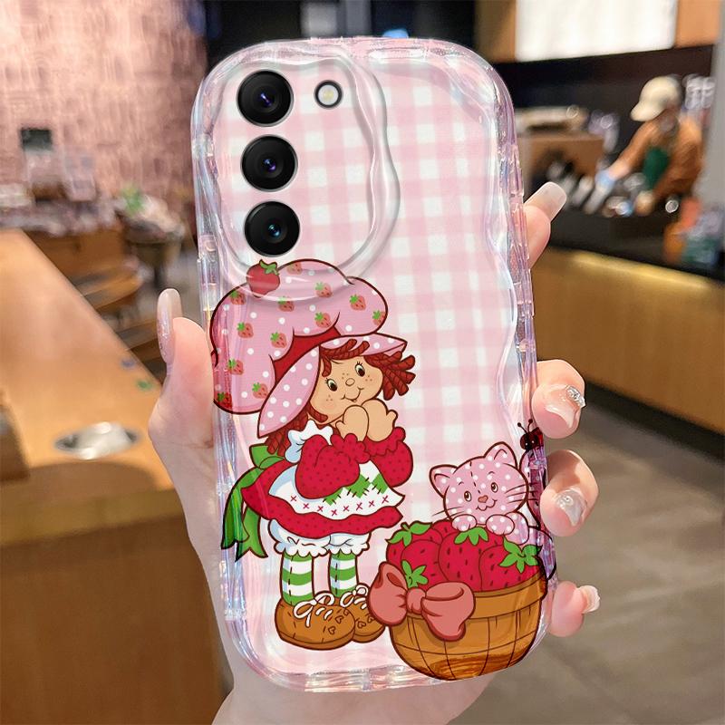 Lively S-Strawberry S-Shortcakes Case for Samsung Galaxy S25 S24 S23 S22 S21 Ultra Plus S20 FE A73 A72 A71 A56 A55 5G 4G Cover Galaxy S22 Ultra
Lively S-Strawberry S-Shortcakes Case for Samsung Galaxy S25 S24 S23 S22 S21 Ultra Plus S20 FE A73 A72 A71 A56 A55 5G 4G Cover Galaxy S22 Ultra