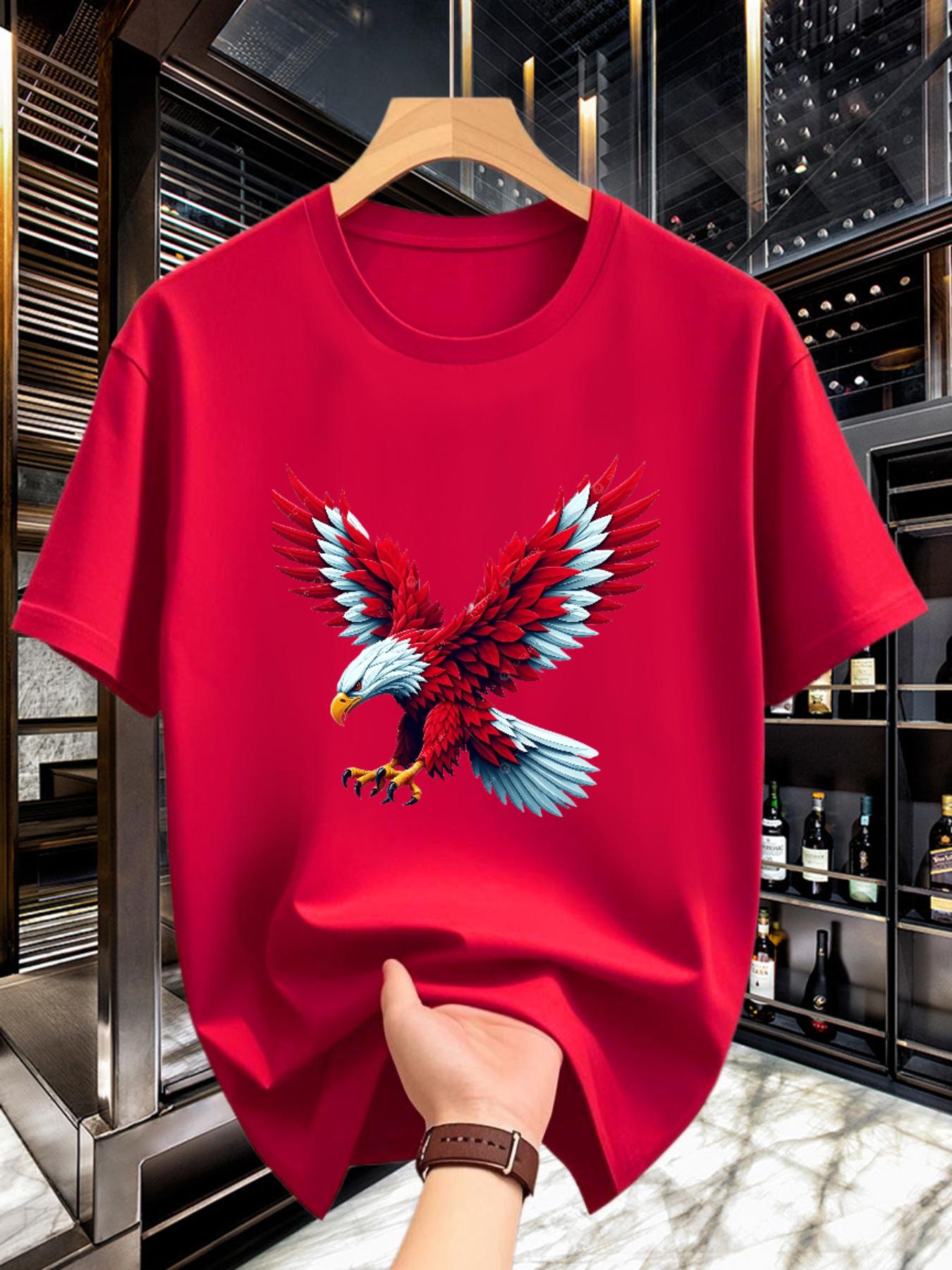 ZX Mens round neck trendy and creative hot item cool and handsome spread wings eagle print design stylish pattern casual wear 4XL
ZX Mens round neck trendy and creative hot item cool and handsome spread wings eagle print design stylish pattern casual wear 4XL