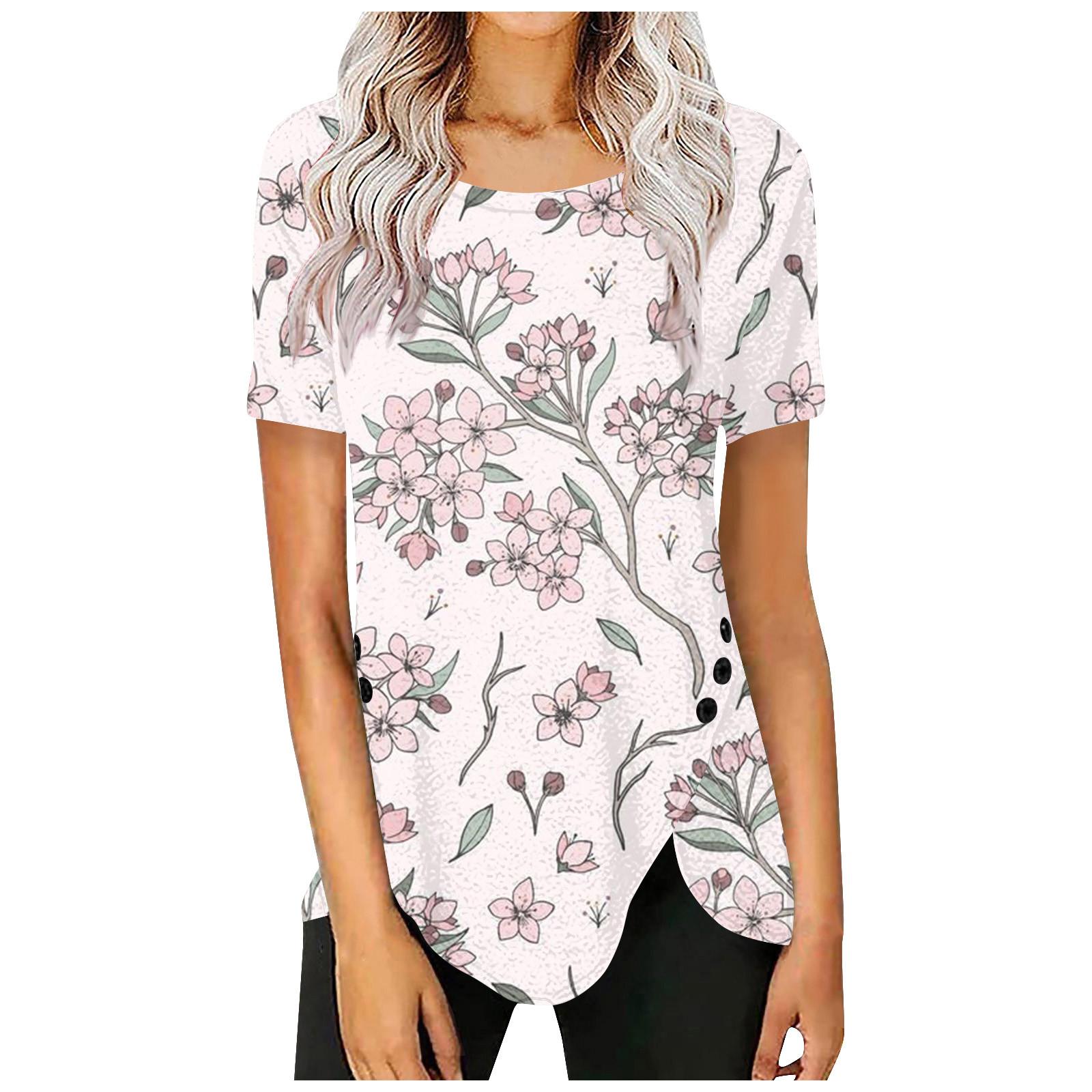 Women s Short Sleeve Tunic Loose Tops Casual Plus Size Tops Pleated Tunic Button Down Casual Summer T-Shirts Women s Tops Dressy Shirts XXXL білий
Women s Short Sleeve Tunic Loose Tops Casual Plus Size Tops Pleated Tunic Button Down Casual Summer T-Shirts Women s Tops Dressy Shirts XXXL білий