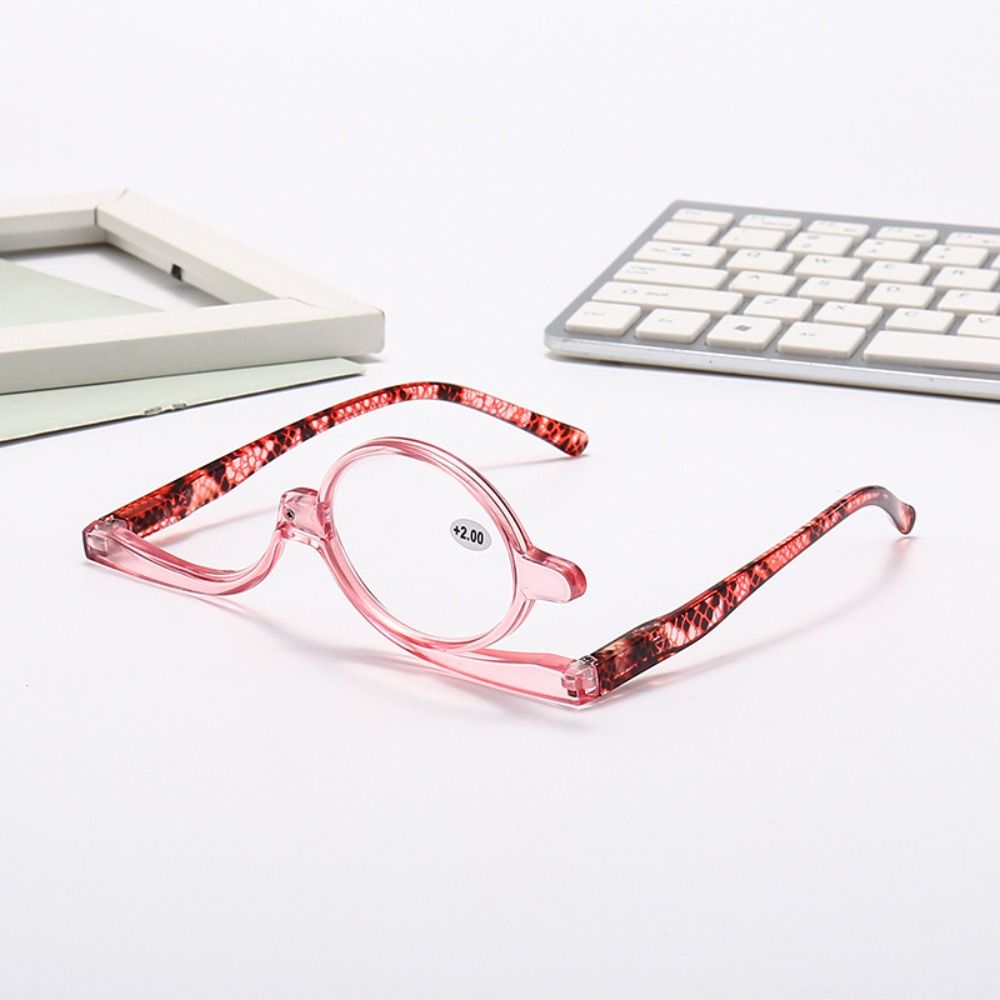 +1.0~+4.0 Diopter Rotating Makeup Reading Glasses Colourful Frame Eyewear Folding Eyeglasses Flip Down Lenses Vision Care Strength 1.00
+1.0~+4.0 Diopter Rotating Makeup Reading Glasses Colourful Frame Eyewear Folding Eyeglasses Flip Down Lenses Vision Care Strength 1.00