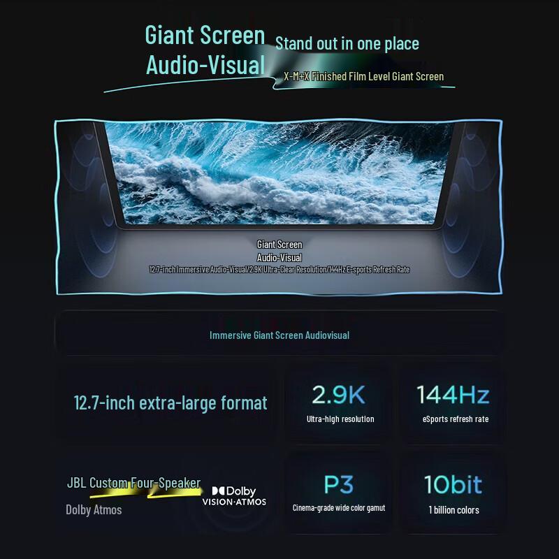 Lenovo Xiaoxin Pad Pro 12.7 (2025) (CN version)
Lenovo Xiaoxin Pad Pro 12.7 (2025) (CN version)