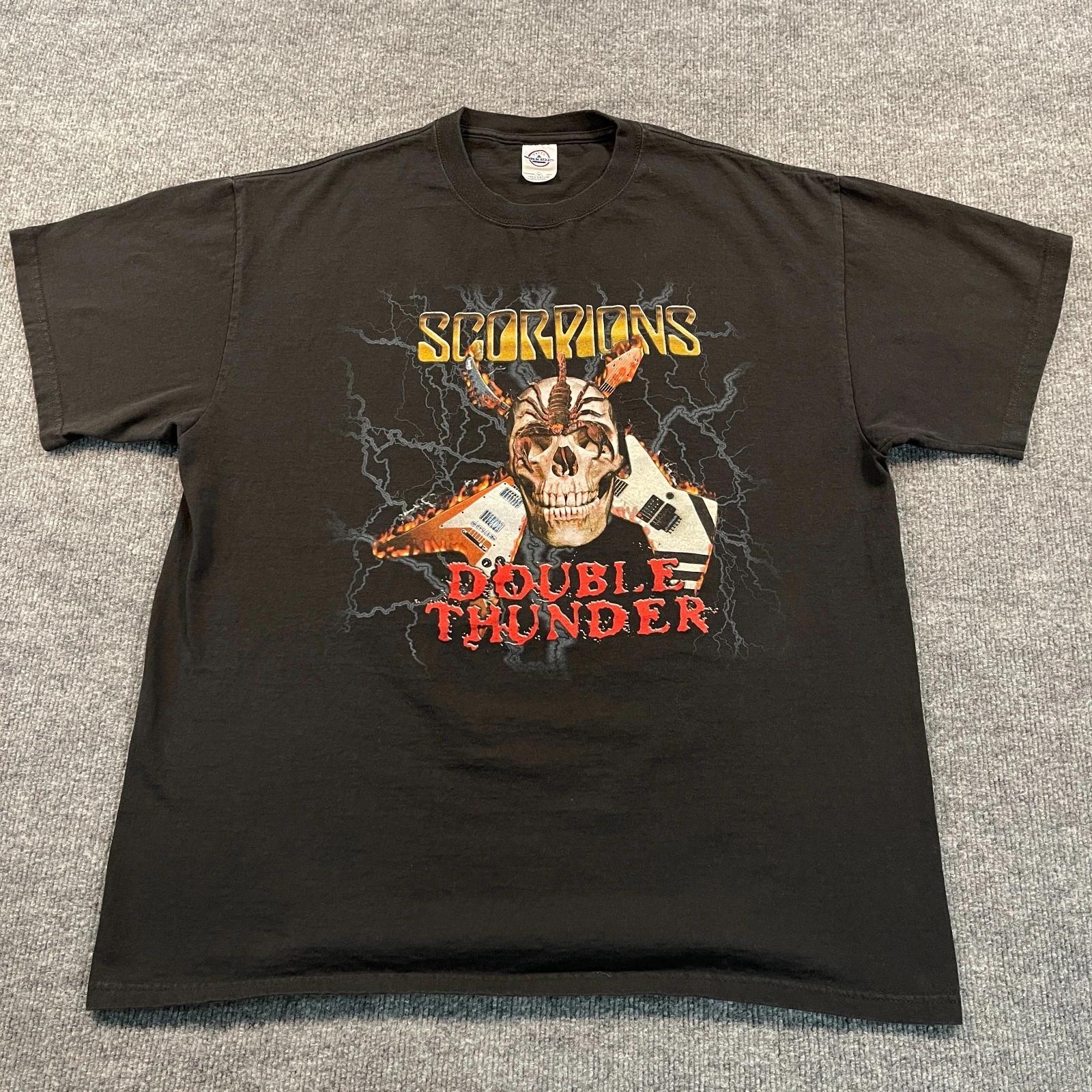 Винтажная футболка Scorpions Double-Thunder Band Tour Y2K XL 23x29 Черная M
Винтажная футболка Scorpions Double-Thunder Band Tour Y2K XL 23x29 Черная M