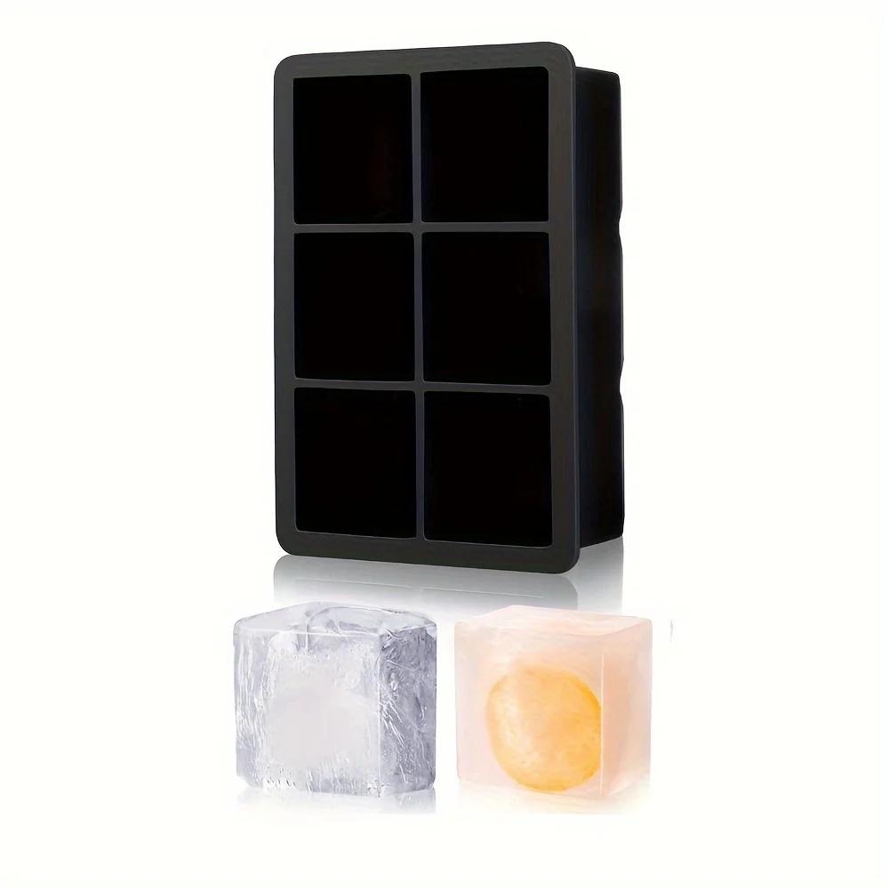 1pack Ice Silicone Cube Mold Tray 6-Grid DIY Freeze Ice Maker Creative Ice Cube Mold Barware Tools Perfect for Freezer, Cocktail
1pack Ice Silicone Cube Mold Tray 6-Grid DIY Freeze Ice Maker Creative Ice Cube Mold Barware Tools Perfect for Freezer, Cocktail