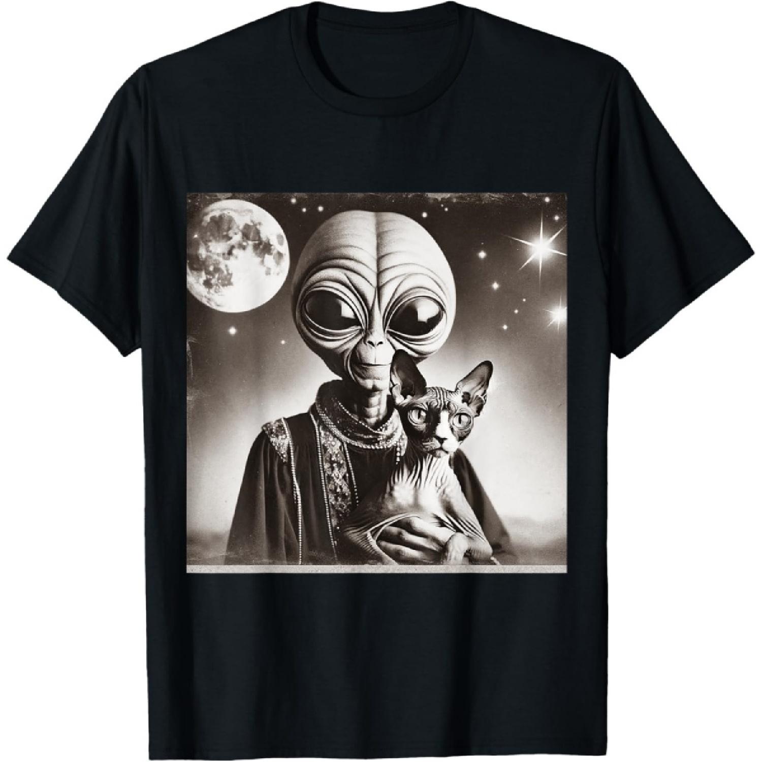 Alien and the Sphinx Cat T-Shirt for Men Women Girls Kids XXXXXL чорний
Alien and the Sphinx Cat T-Shirt for Men Women Girls Kids XXXXXL чорний