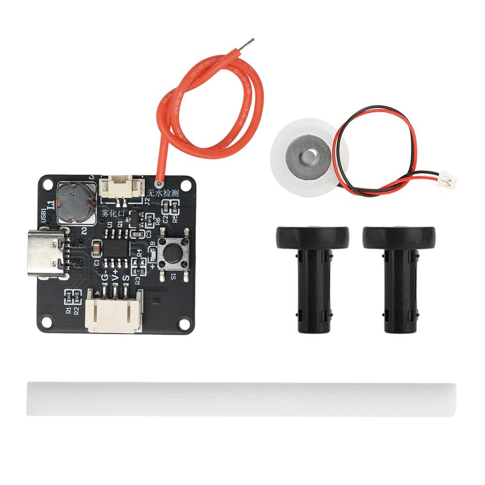DC 5V Single Spray Spray Ultrasonic Atomizer Module Type-C USB Mini Mist Maker and Driver Circuit Board Anti Dry Burning
DC 5V Single Spray Spray Ultrasonic Atomizer Module Type-C USB Mini Mist Maker and Driver Circuit Board Anti Dry Burning