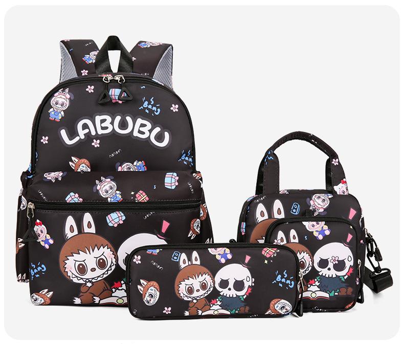 School bag new backpack cartoon student four-in-one storage bag backpack four-piece fashion High quality fabric чёрный
School bag new backpack cartoon student four-in-one storage bag backpack four-piece fashion High quality fabric чёрный